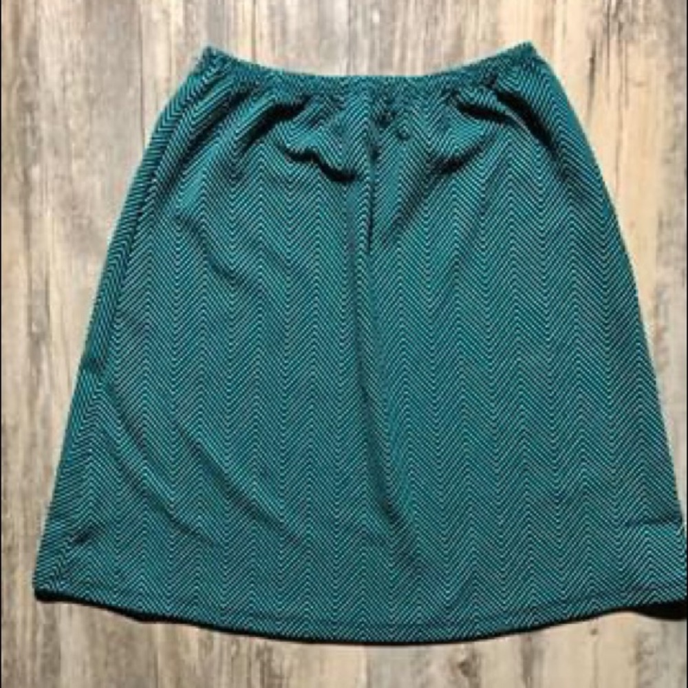 Pixley Mylo Chevron Print Swing Skirt